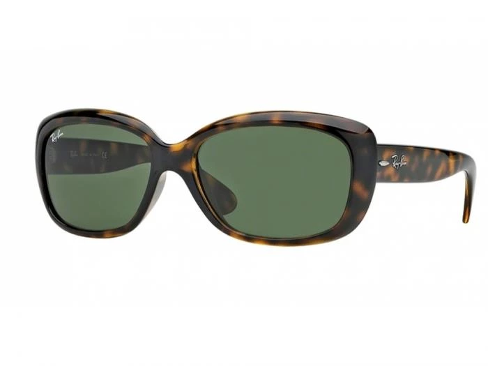 rayban jackie ohh in light havana with crystal green lenses rb4101 710