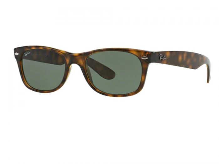 rayban new wayfarer in tortoise with crystal green lenses rb2132 902l