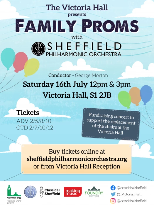 record 29sheffield philharmonic orchestra proms fundraiser event for victoria hall methodist church main hall renovations