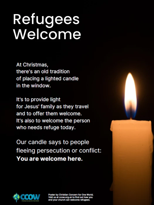 refugee welcome poster