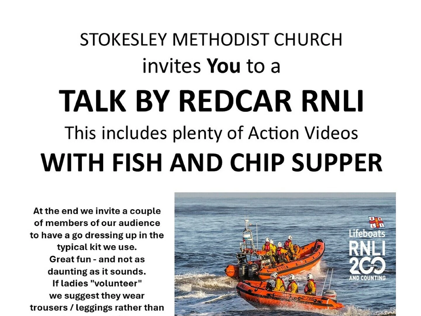 rlni talk and supper