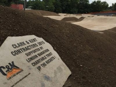 runnymeade rockets bmx track sign