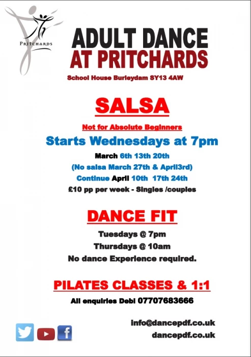 salsa at pritchards