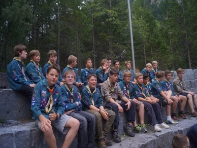 sandstone scouts in kanderstag switzerland