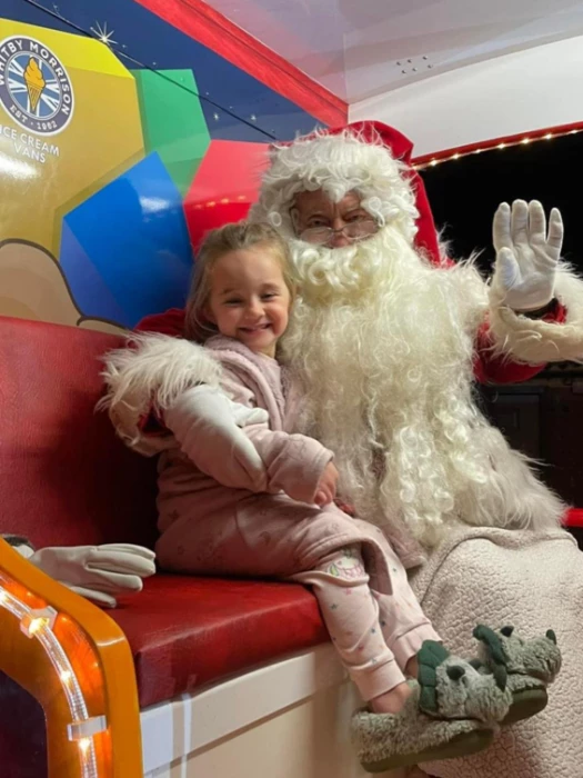 santa sleigh visit