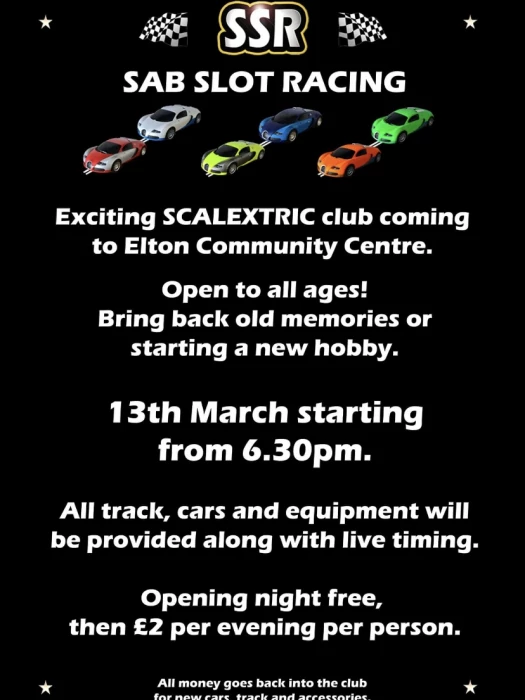 scalextric club poster