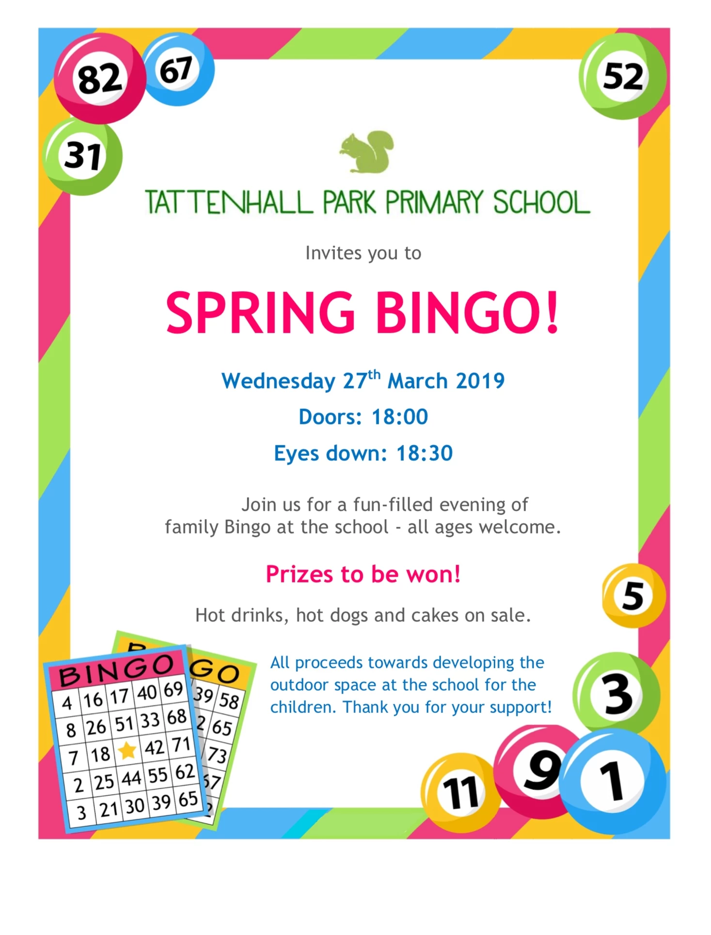 school bingo