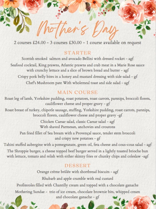 shroppie mothering sunday