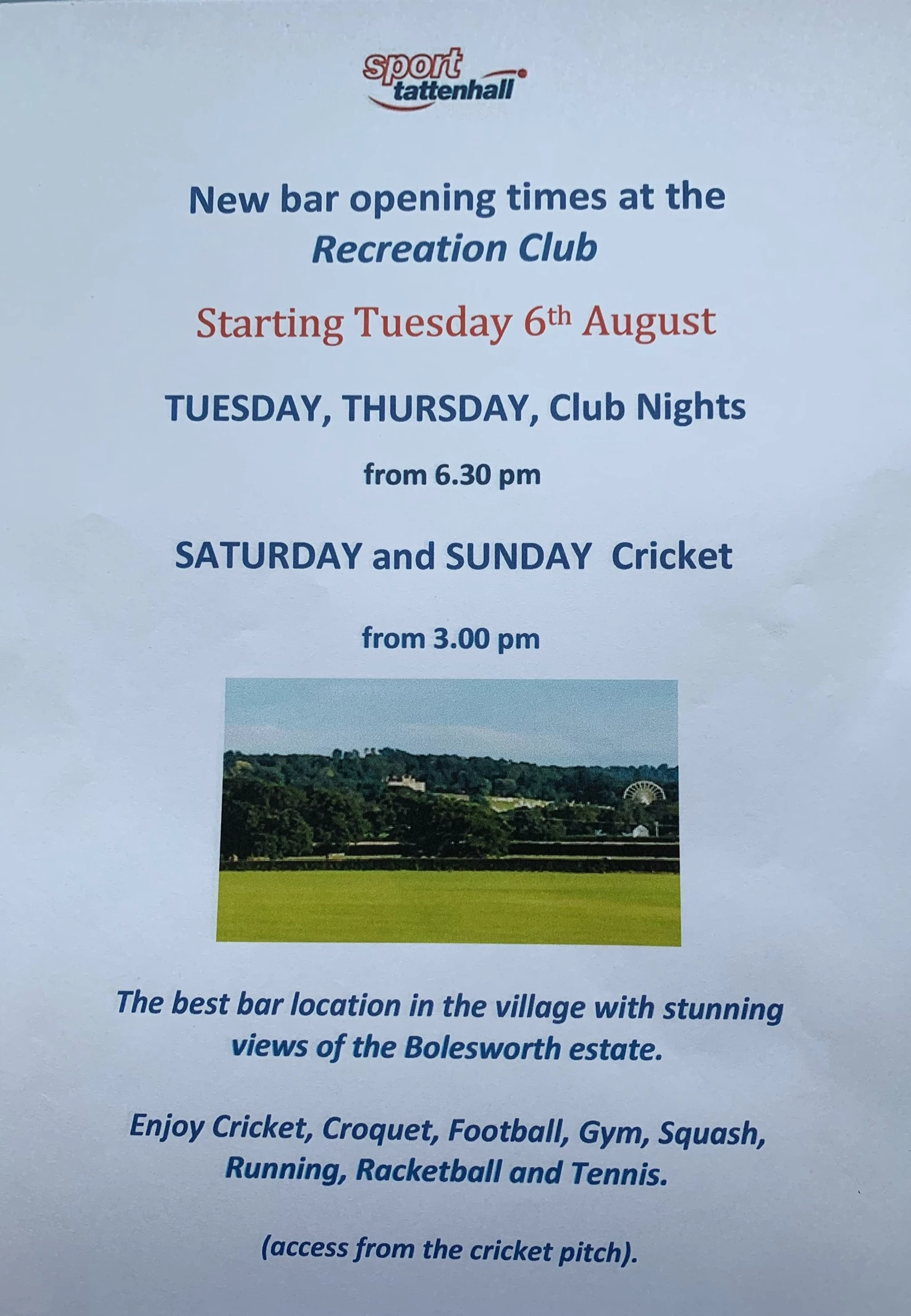 sports club
