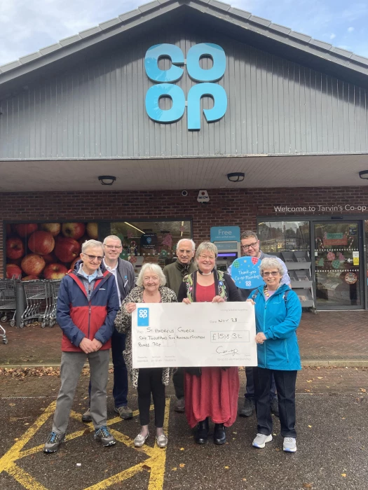 st andrews receiving coop community fund cheque nov 2023 image5882