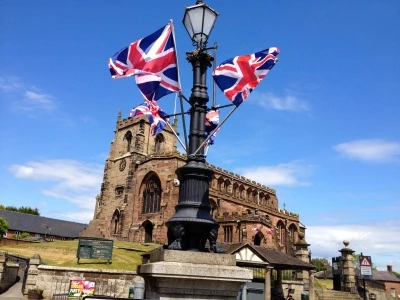 st james39 church through flags