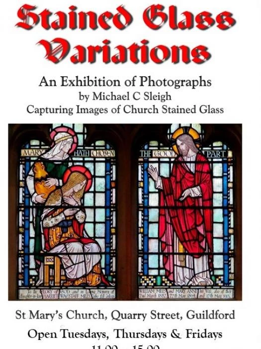 stained glass poster