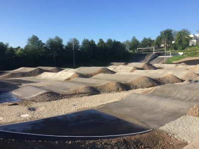 stuttgart bmx track rollers under construction