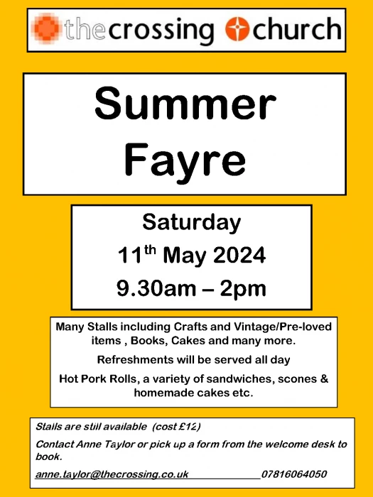 summer fayre 2024  poster