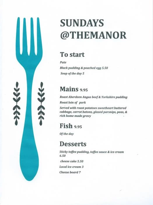 sunday lunch at the manor scan20181019