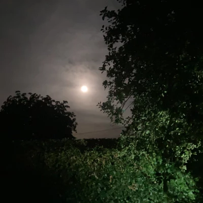 super blue moon over audlem 