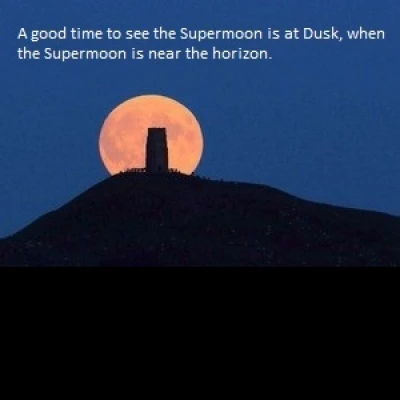supermoon best time to see