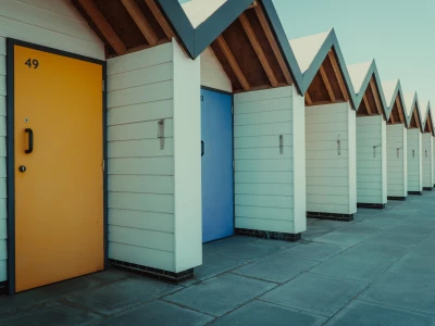 swanage beach huts