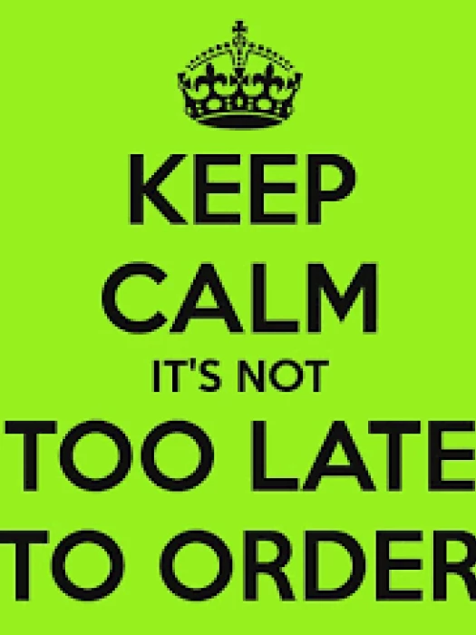 taking orders