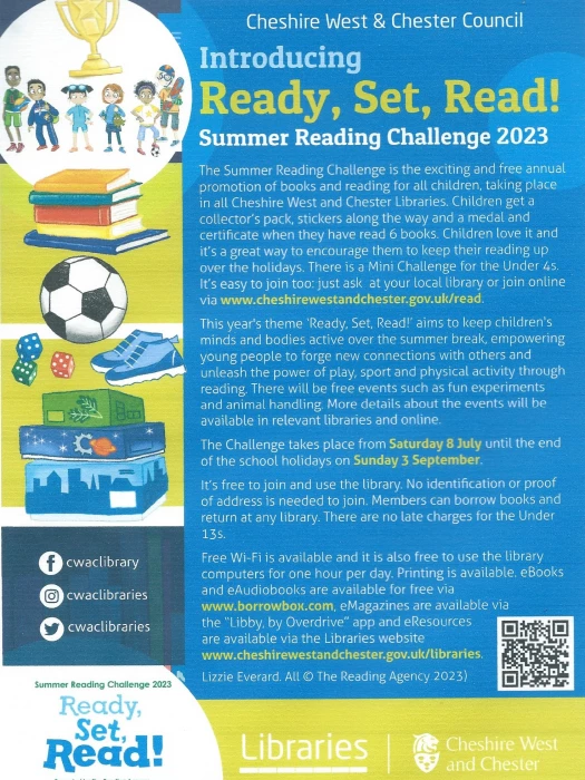 tarvin library reading challenge 2023 photoscan
