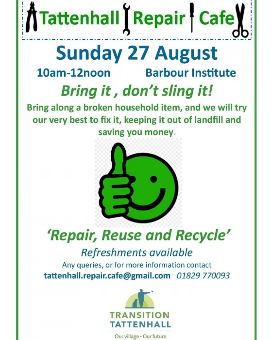 tattenhall repair cafe