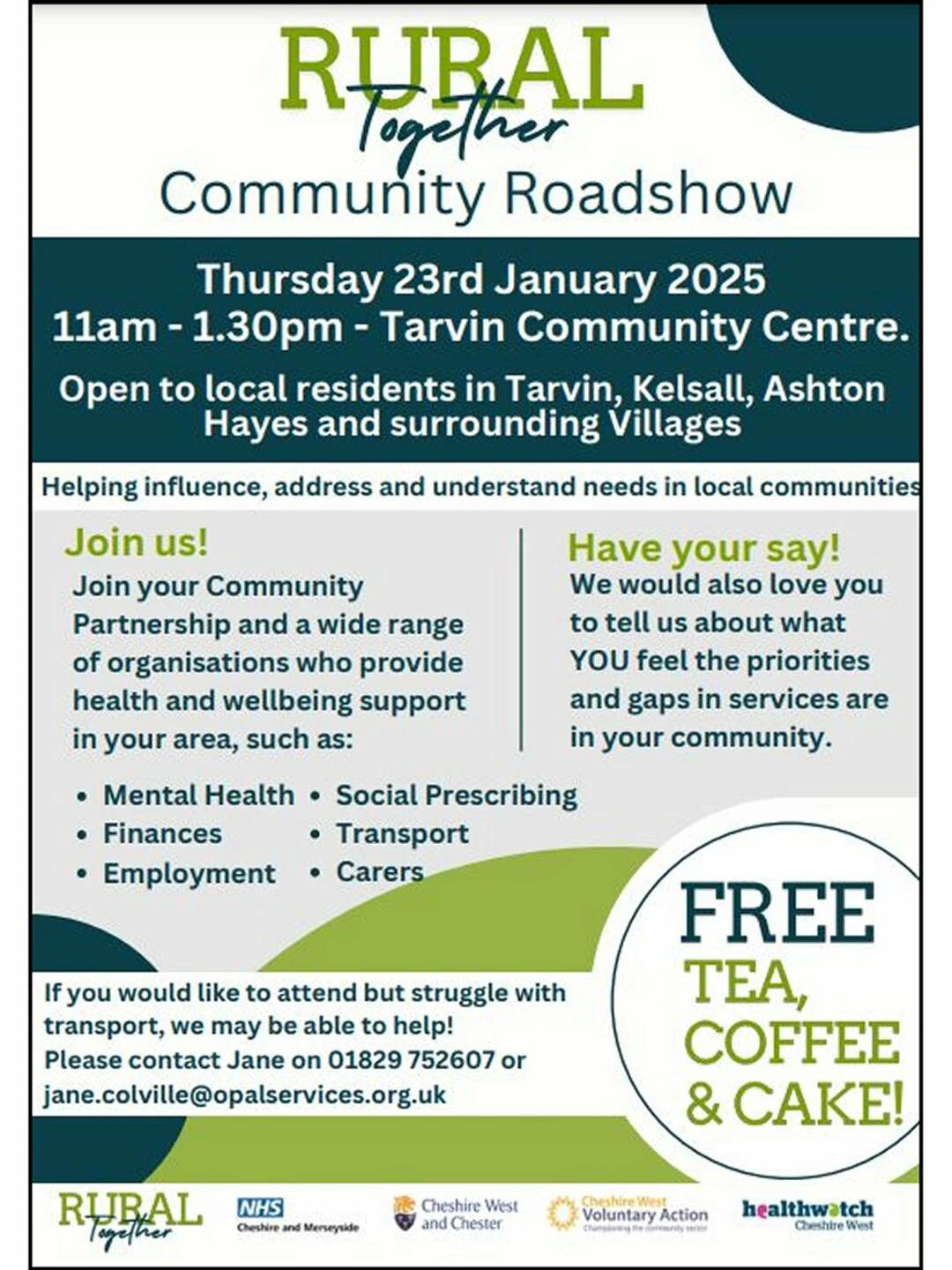 tcc  rural together community roadshow poster 3x4