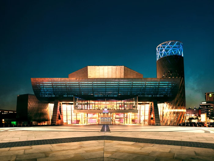 the beautiful lowry theatre in salford opened in a