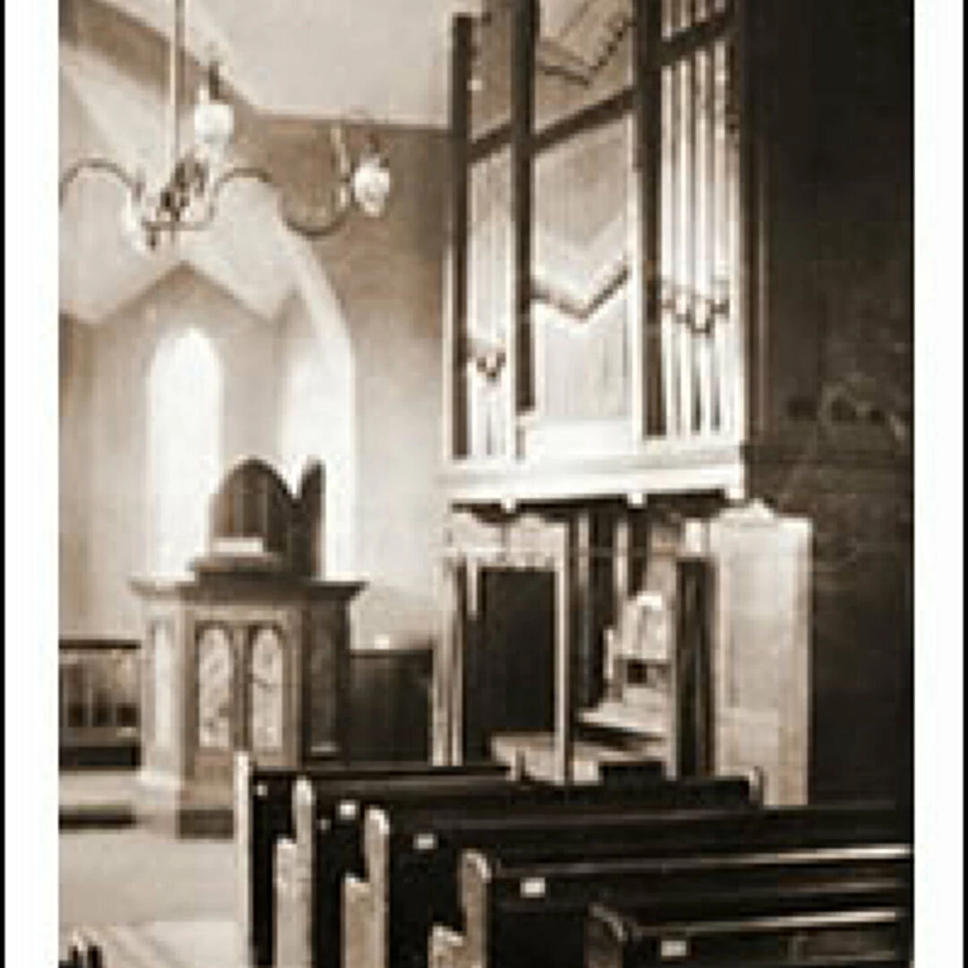 the new organ in place 1914