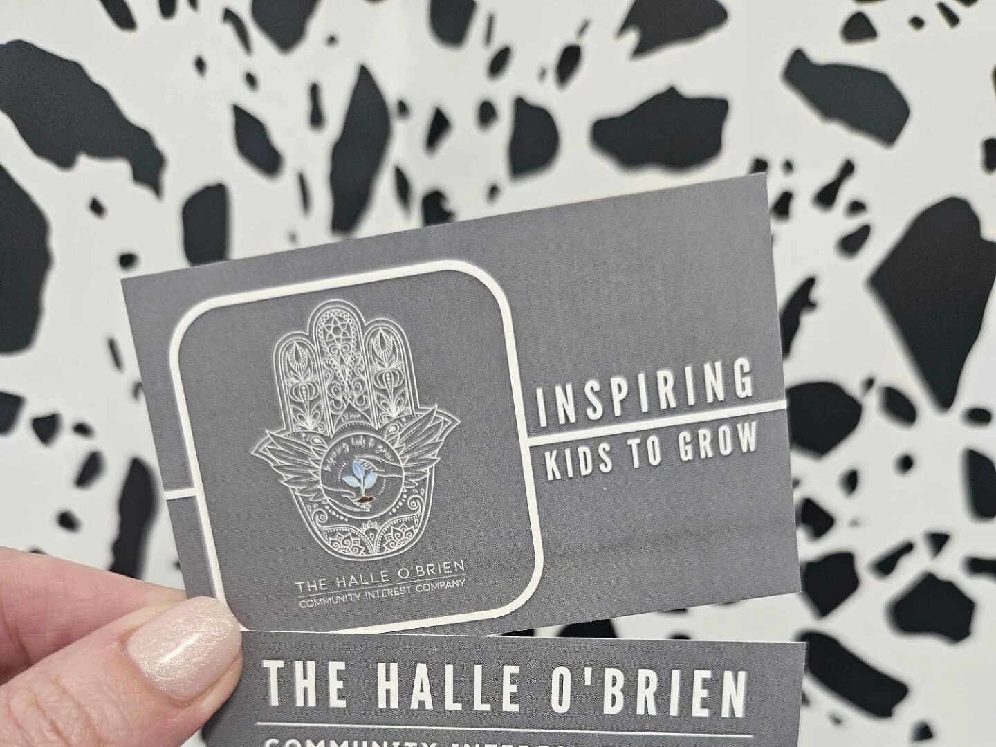 tho business cards 450gsm silk