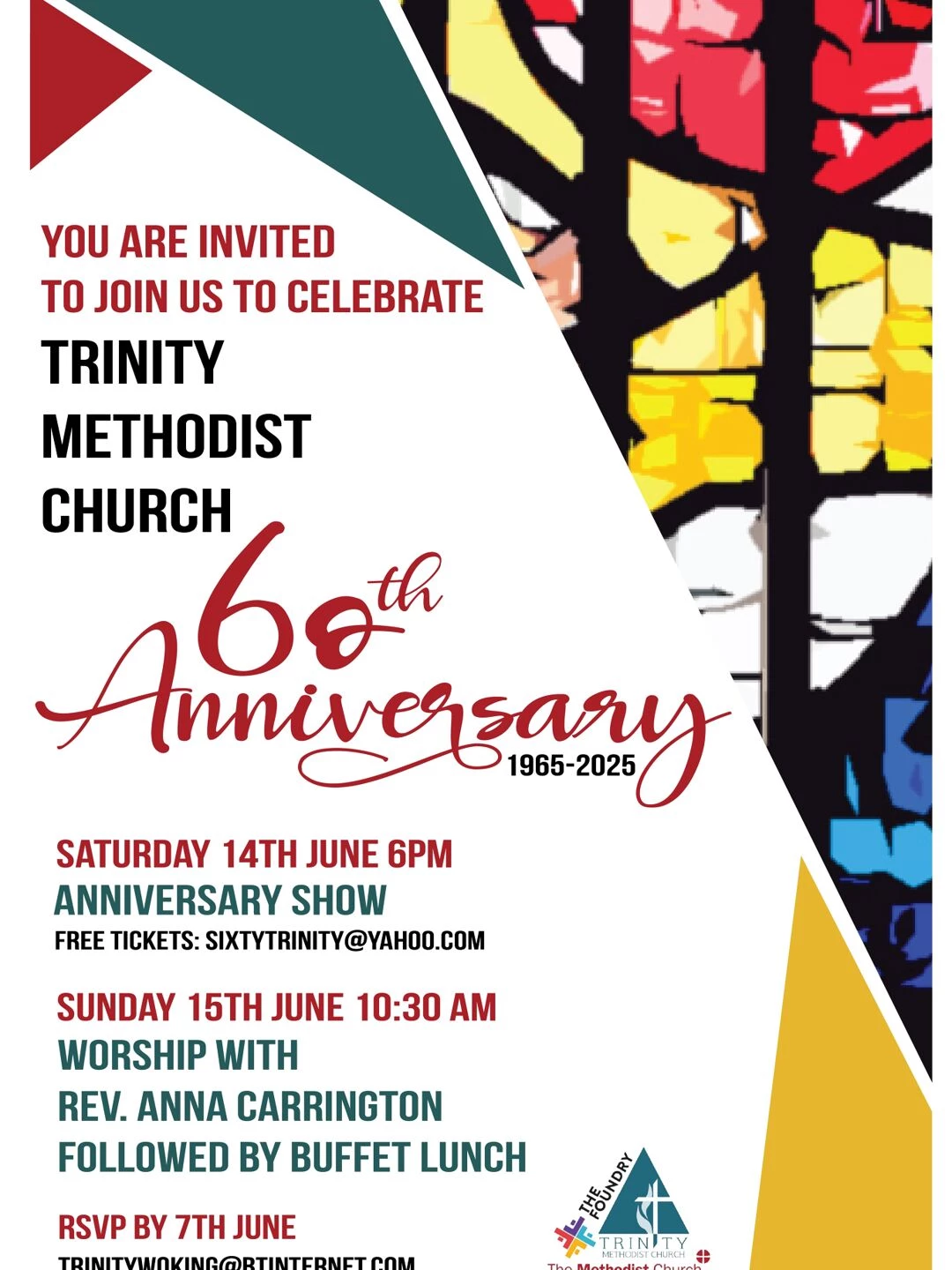 trinity 60th anniv invitation