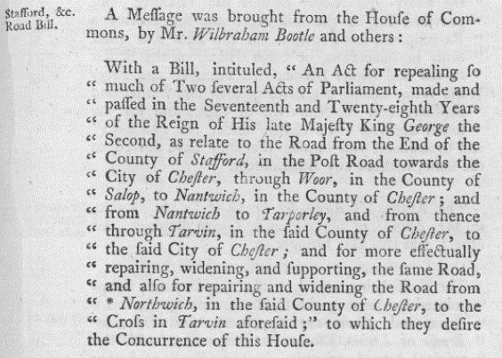 turnpike act 1744