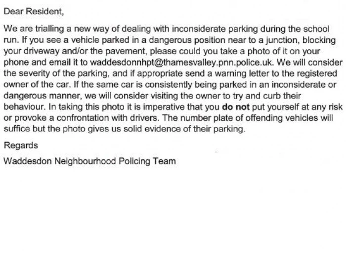 tvp parking message26jan18