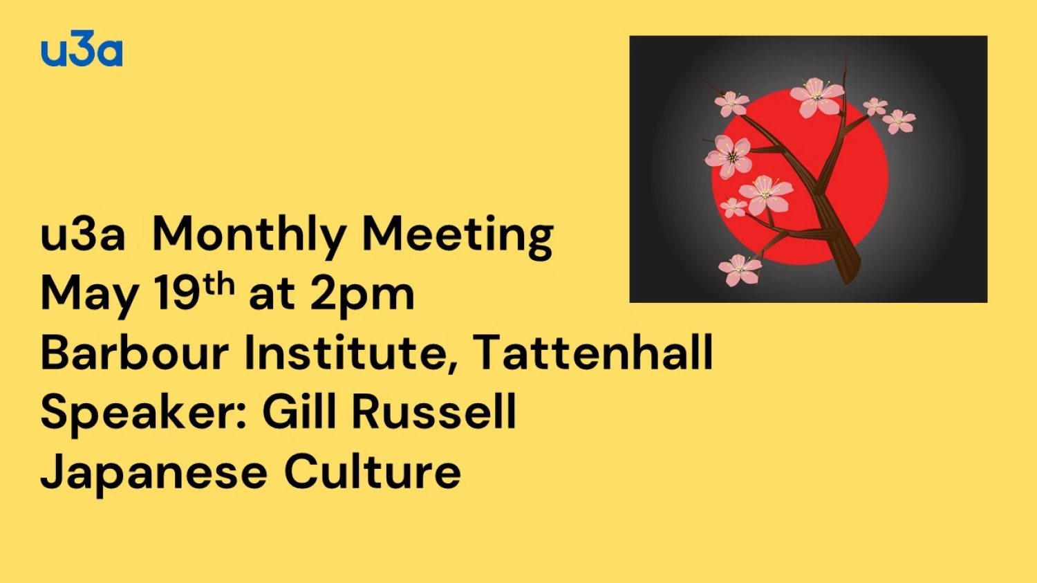 u3a may 2022 poster