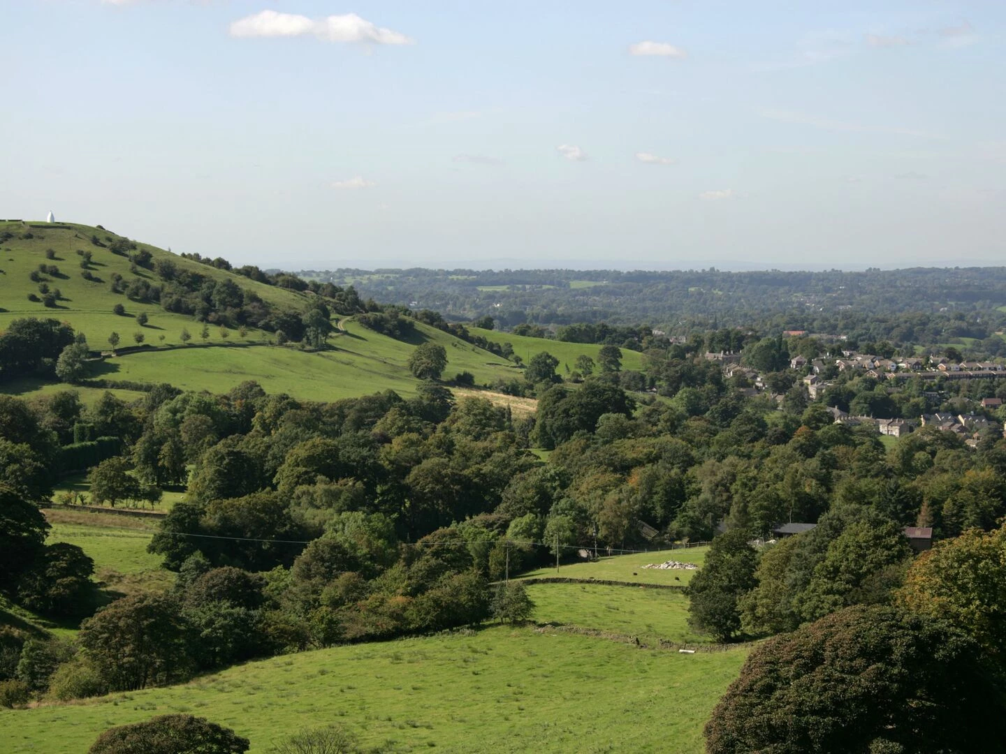 view towards bollington