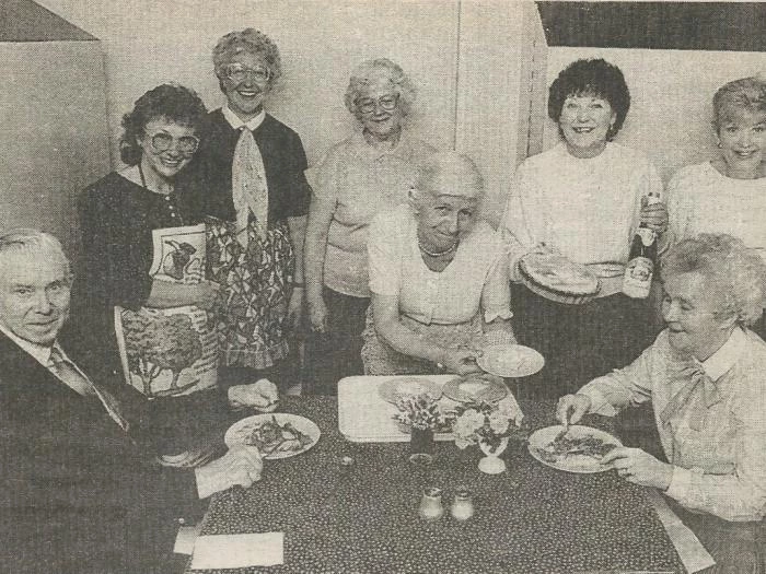 village luncheon club at tarvin community centre 23rd march 1990