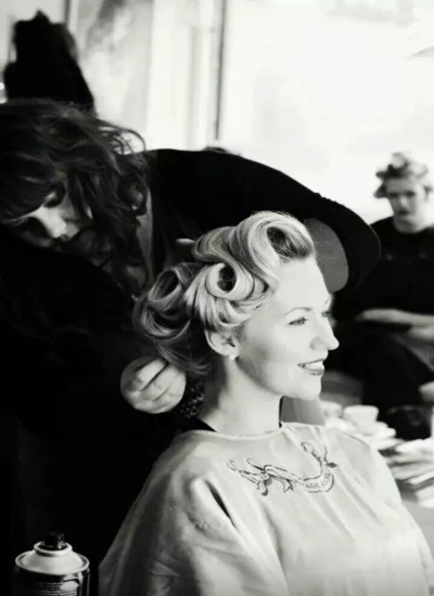 vintage rocks hair parlour bw wedding