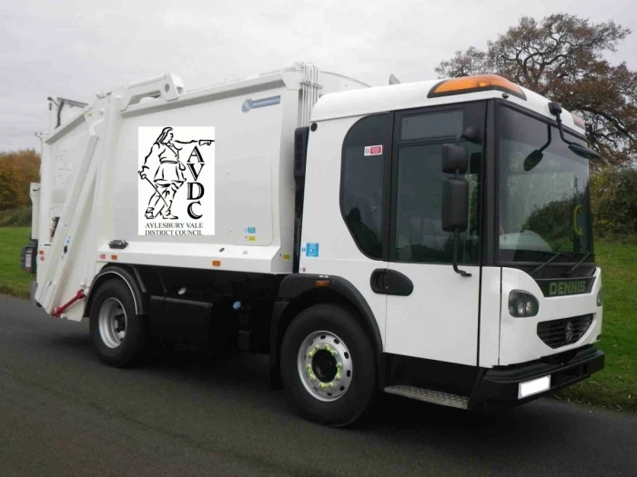 waste collection lorry 01