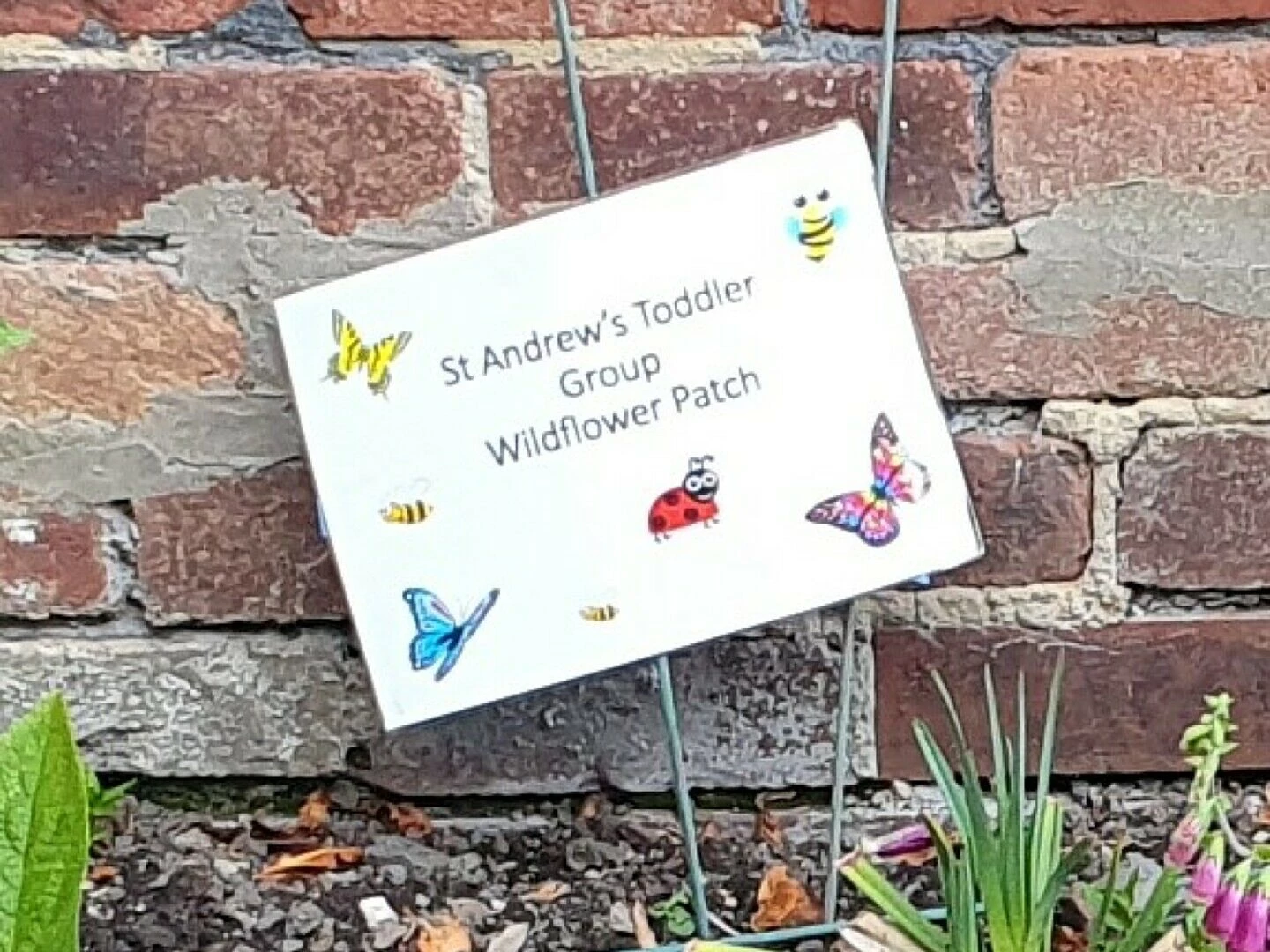wildflowers sign