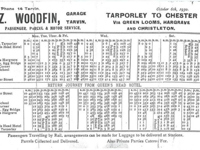 woodfin bus timetable