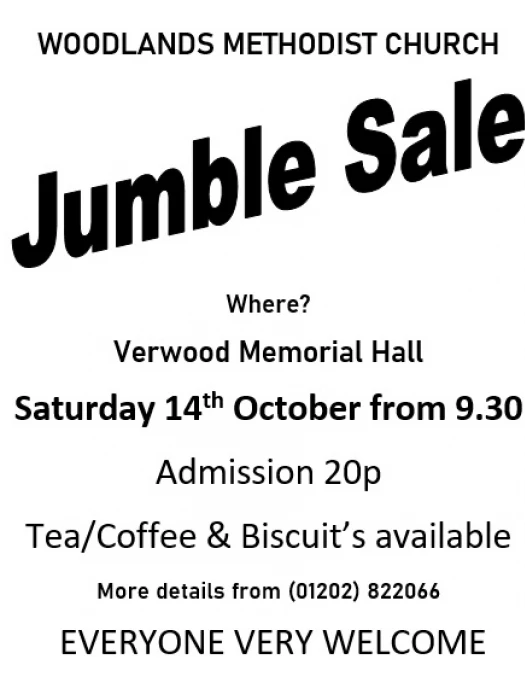woodlands jumble sale 2023