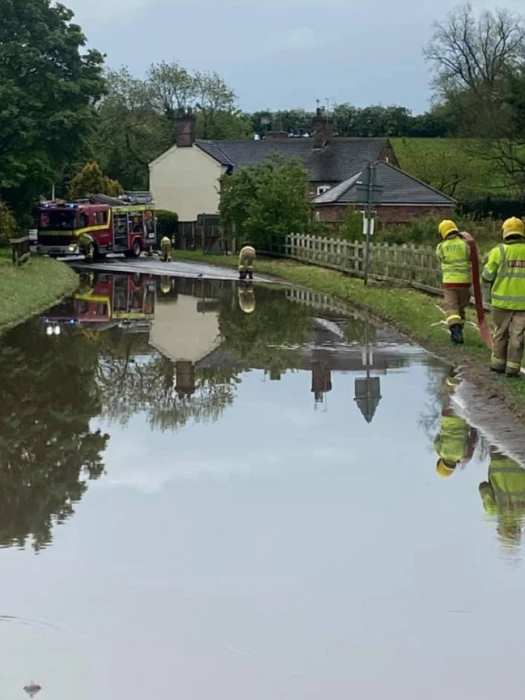 woore house flood