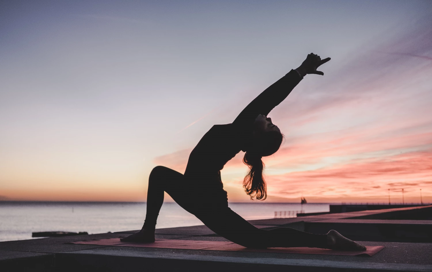 yoga sunset mindfulness