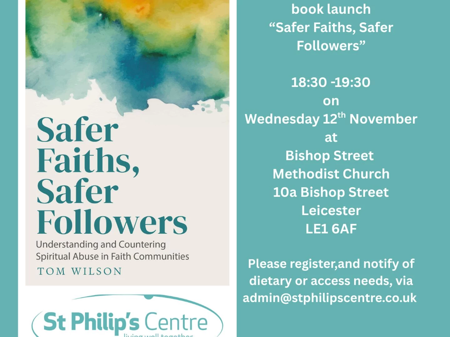 you are warmly invited to a book launch